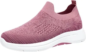 Womens Sneakers Tennis Walking Workout Gym Shoes Slip On Lightweight Comfortable Athletic Sports Running Shoes