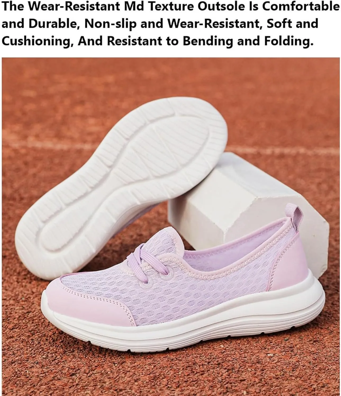 Women's Soft Sole Mesh Comfort Orthopedic Shoes, Lightweight Soft Solecomfortable Flat Arch Support Walking Shoes,Slip Ins Sneakers Ladies