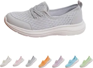 Women's Soft Sole Mesh Comfort Orthopedic Shoes,Comfortable Flat Arch Support Walking Shoes,Slip Ins Sneakers Ladies