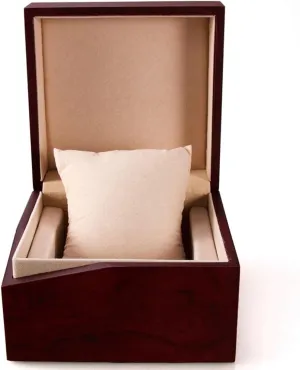 Wooden Texture Watch Pillow Box Direct Watch Box Jewelry Box Storage Box