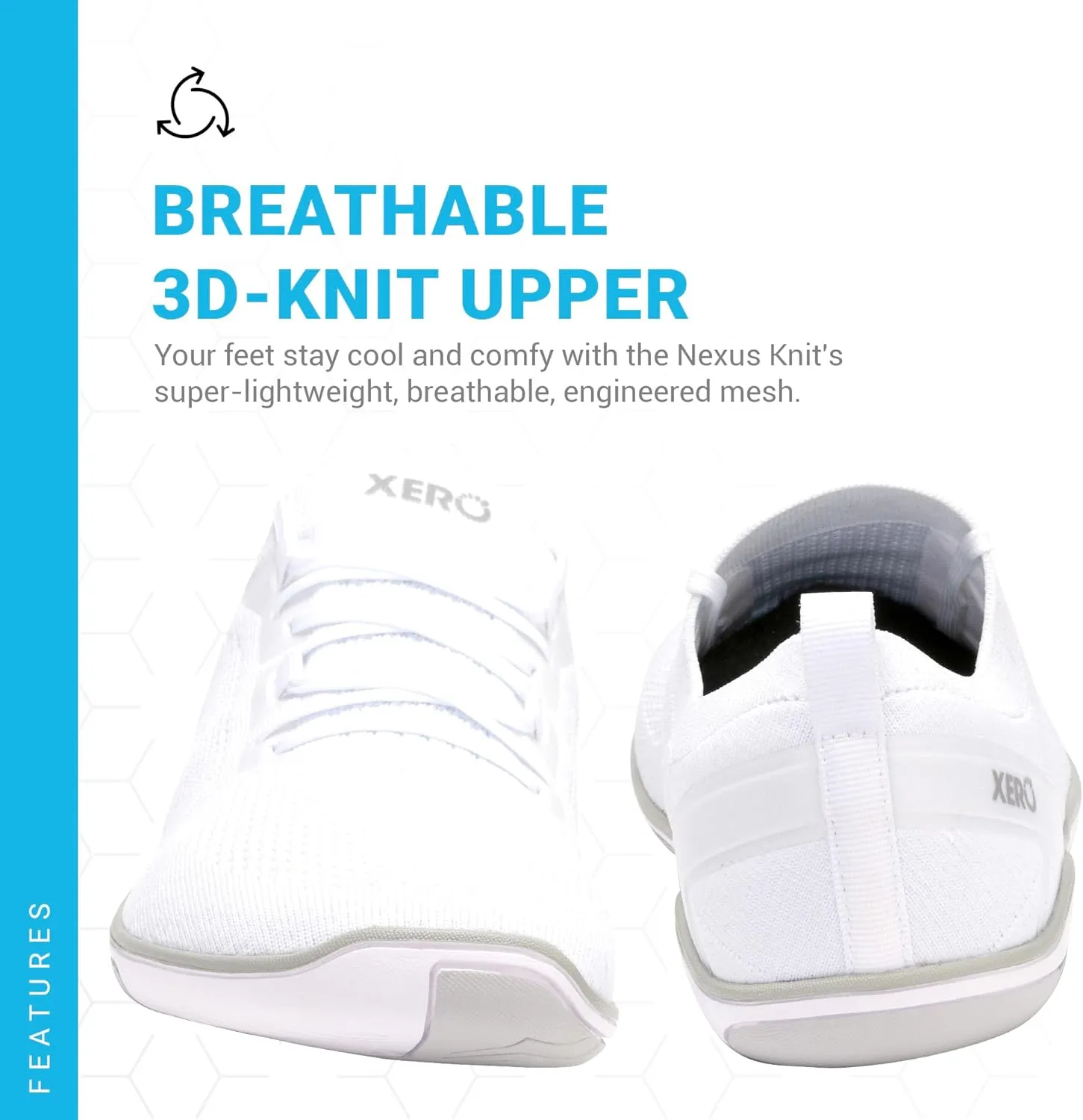 Xero Shoes Women's Nexus Knit Barefoot Athleisure Shoe