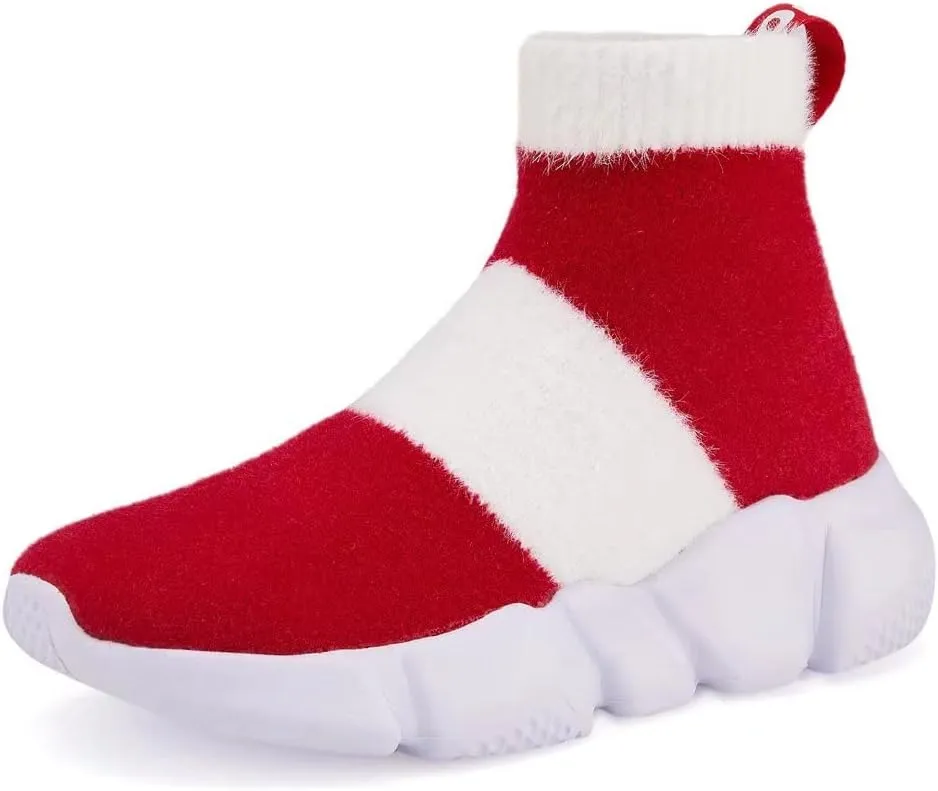 YAVY Kids Sneakers for Boys Tennis Shoes Girls Sock Sneakers for Kids Slip on Shoes Breathable high top Athletic Lightweight Walking Running Shoes