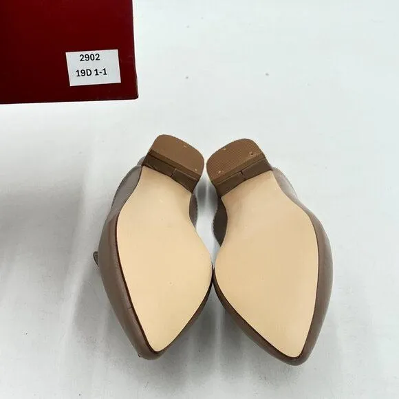 YDN Women Causal Slide Mules Comfy Flats Loafers Poined Toe Slipper Slip On Back