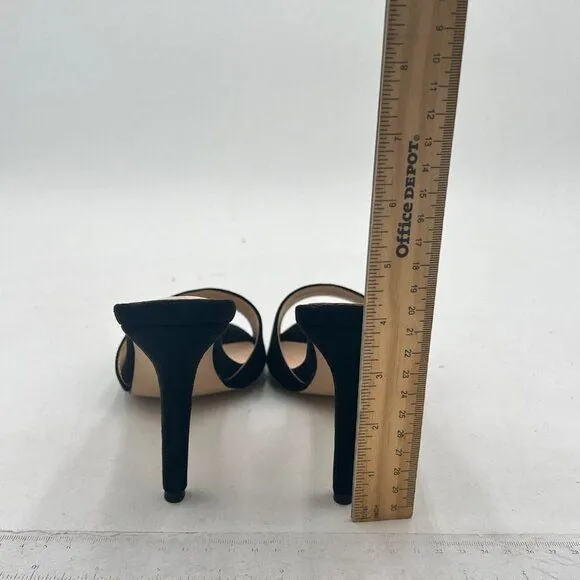 YDN Women's Comfy Kitten Low&High Heel Mules Slip on Clog Sandals Open Toe Dress