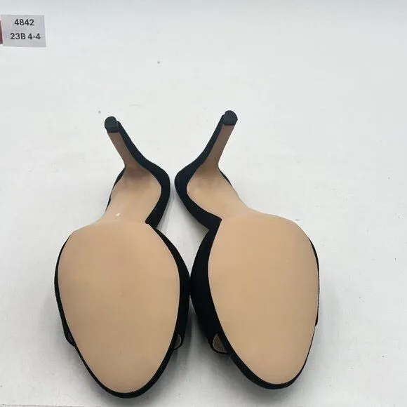 YDN Women's Comfy Kitten Low&High Heel Mules Slip on Clog Sandals Open Toe Dress